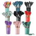 HY 11 Piece Kitchen Utensil Set with Wood Handle for Kitchen Gadgets Utensil Set