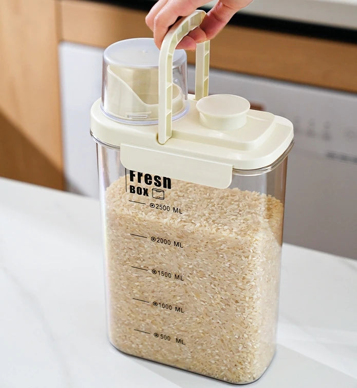 2-Size Food Grade Customized Color Soybean Rice & Mung Bean Seasoning Food Storage Container