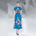 New Spring Womens Stylish Pleated Casual Personality  Women Clothing Dress