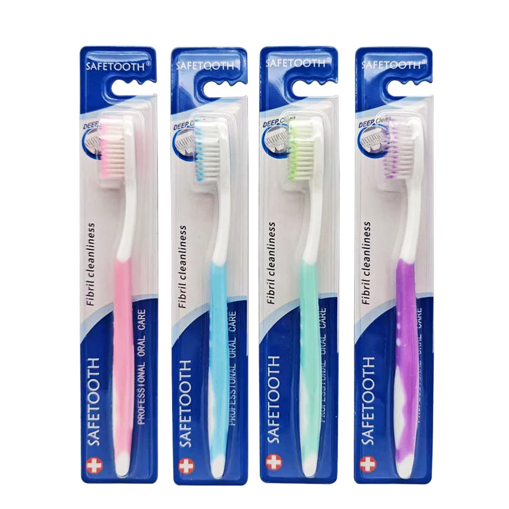 Eco-Friendly Compostable Nylon Bristles Toothbrush Plastic Handle Personalized Design for Adults Home Use OEM Factory Product