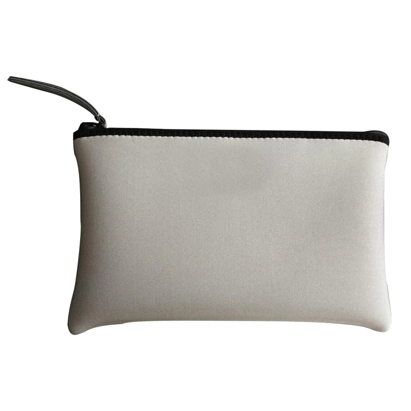 Waterproof Insulated Neoprene Pouch with Polyester Lining and Zipper Closure