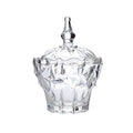 Party Using Fashion Embossed Glass Candy Storage Jar