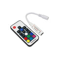 Good Price Mini 17 Keys RGB LED Light Strip Controller DC5V 24V 6A RF Mini LED Dimmer Ultra Thin Remote RGB LED Controller