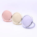 Factory Travel Makeup Mirror Compact Portable for Handbag Purse Pocket Folding Handheld Double Side Round
