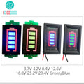 1S 2S 3S 4S 6S 7S Lithium Battery Capacity Indicator Meter Tester Display Li-ion 4.2V 8.4V 12.6V 16.8V 25.2V 29.4V Power Level