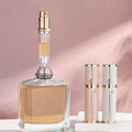 High-Grade PU Luxury Leather Aluminum Travel Perfume Bottle Customized Logo Portable 5ml 8ml Empty Aluminum Perfume Spray Bottle