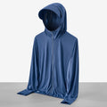 UPF50+ Sun-protective Women's Removable Brim Summer Knit Ice Silk Sun Protective Jacket Men's UV Breathable Skin WEAR