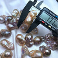 Zhuji Cultured 3A Good Quality Irregular Loose Baroque Pearls 15mm-19mm Freshwater Pearls Beads for Making Jewelry Earrings