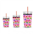 Custom Pickleball Patterns 16-32oz Insulated Neoprene Coffee Cup Sleeve