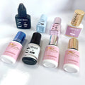 Private Label 0.5 1 Second Fast Dry Latex Free Waterproof Eyelash Extensions Glue Adhesive Clear Black Blue Eye Uv Lash Glue