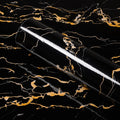 UDK Factory Supply Cheap Price Wallpaper Black Gold Marble for Home Decor Waterproof for Table Furniture Renovation
