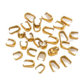 Stainless Steel Pendant Necklace Clasp Melon Seeds Buckle Pendant Connectors Pinch Clip Bail for DIY Jewelry Making Findings