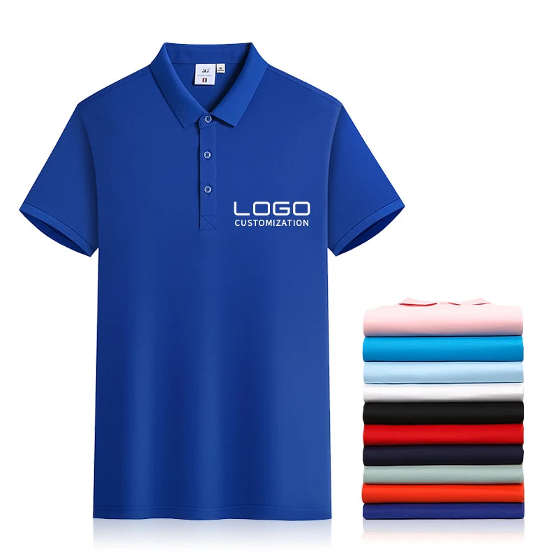 Custom Cotton Embroidery Fashion Classic Golf Sport Unisex Polo T Shirt