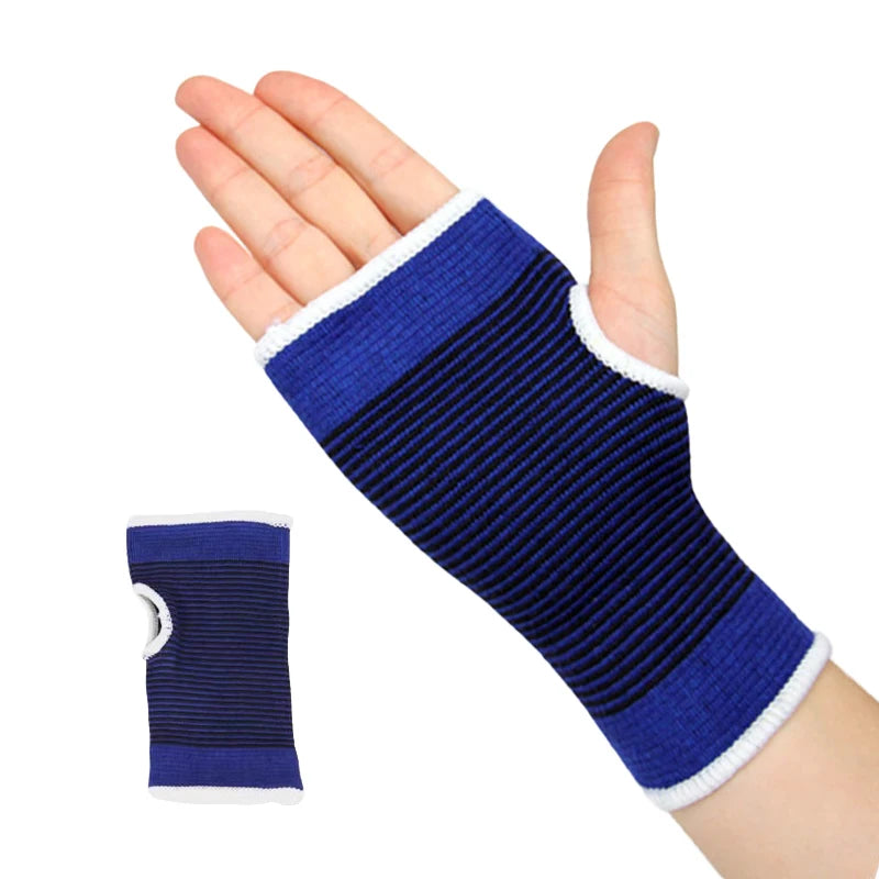 Compression Knitted Palm Wrap Sweat-Absorbing Arthritis Thumb Sleeve Wrist Support Exercise Band