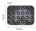 Mini 24 Cup Carbon Steel Pan for Perfect Muffins Cupcakes Nonstick Cupcake Tin Carbon Steel Cupcake Molds Bakeware