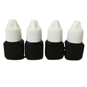 Wholesale Glue Bottle Plastic Material Black White Colors Empty Glue Bottle for Eyelash Extension