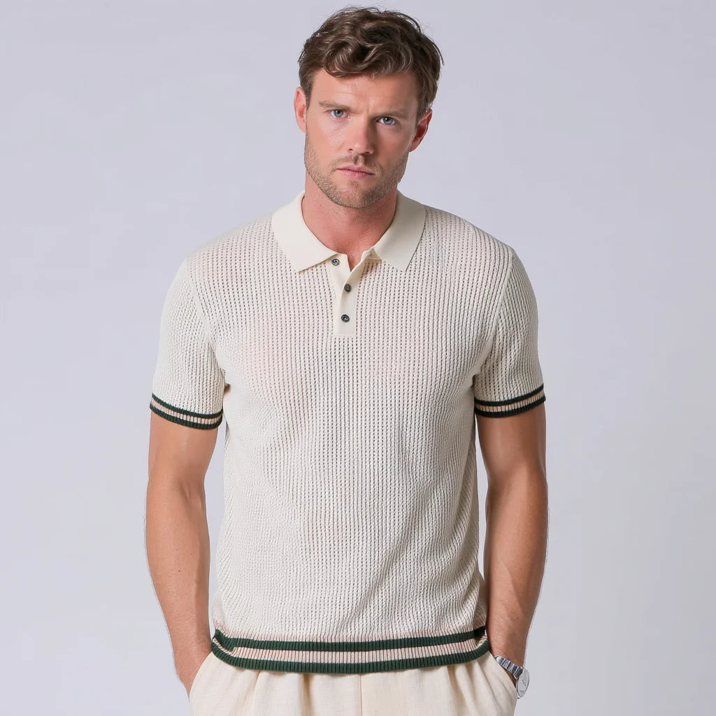 Vintage Style Men's Henley Shirt 100% Cotton Short Sleeve Textured Knit Waffle Solid Breathable Wholesale