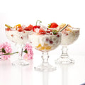 Ice Cream Cup Glass Dessert Bowl
