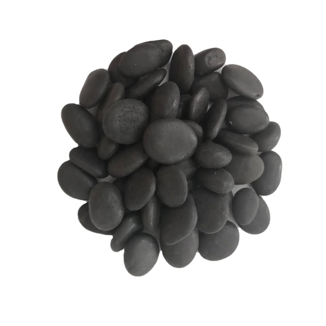 Landscaping Polished Pebble Stone Black River Pebble Stone