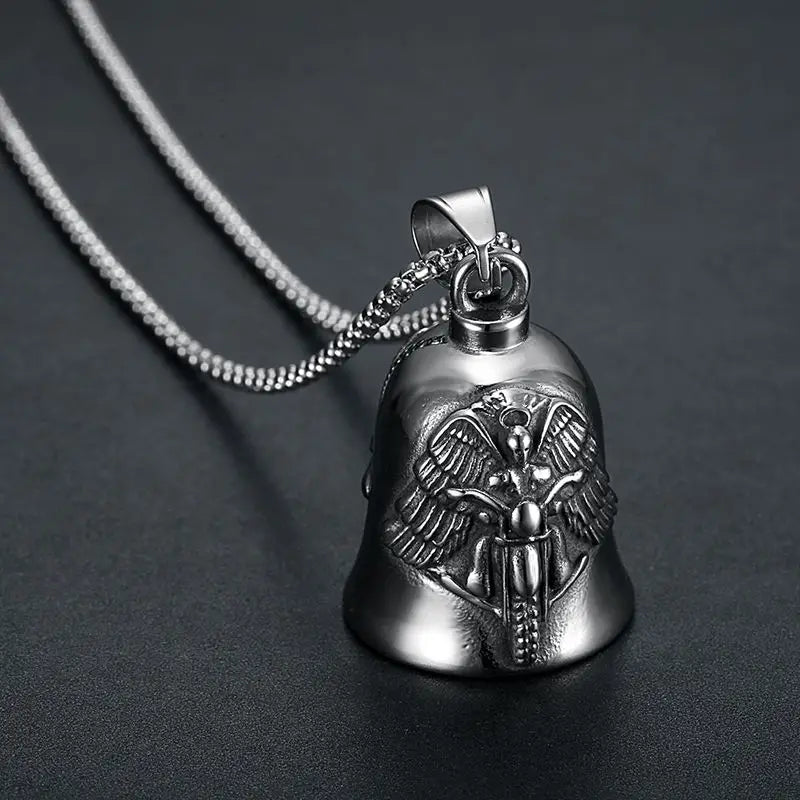 Wing Guardian Bell Motorcycle Bell Never Ride Faster Gremlin Motorcycle Guardian Bell Pendant