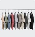 YALI Short Sleeve Tshirt 250gsm Washed Vintage Cotton Custom Tshirt