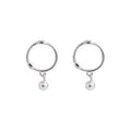 Factory Wholesale 2023 NEW Fashion Earring 925 Silver Hoop Custom Simple Ball Fashion Earring Jewelry Women