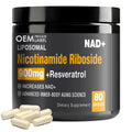 OEM NAD Supplement NAD+ with Nicotinamide Riboside (NR) Resveratrol Capsules Pure NAD Plus Capsules for Cellular Repair