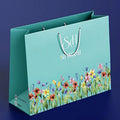 Design Promotion Luxury Wholesale Custom Printed Brand Logo Clothing Retail Gift Shopping Jewellery Paper Bag With Handle