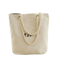 New Product Custom Plain Large Luxury Canvas Shopping Zipper Shoulder Bag Tote Bag