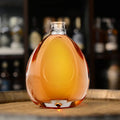Stocked 500ml Extra Flint Glass Bottle with Cork Stopper for Gin Vodka Rum Liquor Spirits Tequila Engraving