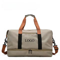 Custom Logo 2025 Large Capacity Color Oxford Duffel Bag Waterproof Sports Dry Wet Separation Ladies Duffel Bag Weekend Gym Bag