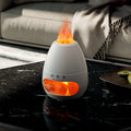 Hot Selling 200ml Mini  Diffuser Humidifier Ultrasonic  Fire Essential Oil Aroma Diffuser With Flame