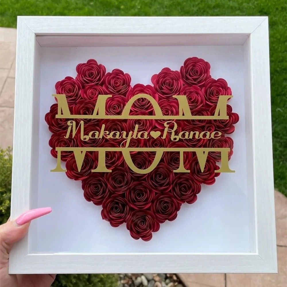 Wholesale Personalized Wedding Valentine Mother's Day Preserved Flower Gift Box Flower Shadow Frame Box Acrylic Flower Box