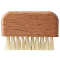 Household Wood Pure Bristle Nail Brush Hand Boar Hard Bristle Nail Brush Nail Dust Remover Cleaning Brush