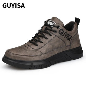 GUYISA Selling Outdoor Breathable Anti-puncture Material Steel Toe Safety Shoes