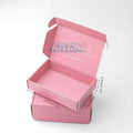 Custom Pink Shipping Boxes Clothing Cosmetics Electronic Products Out Packing Corrugated Paper Mailers Cardboard Packaging Box