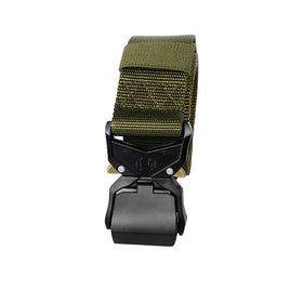 New Design Fashion Classic Adjustable Flip Cover Buckle Mens Women Nylon Trousers Jeans Belts Outdoor Sports Tactical
