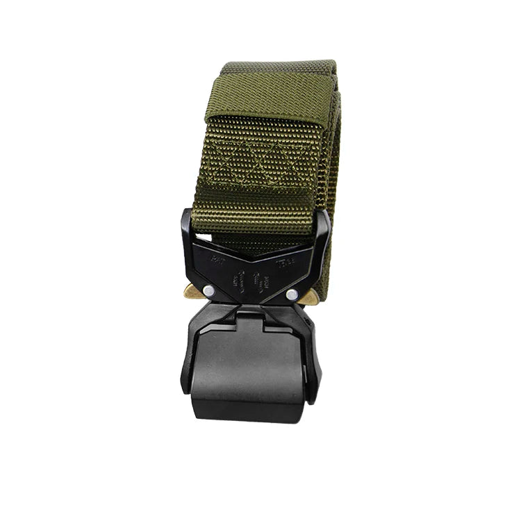 New Design Fashion Classic Adjustable Flip Cover Buckle Mens Women Nylon Trousers Jeans Belts Outdoor Sports Tactical