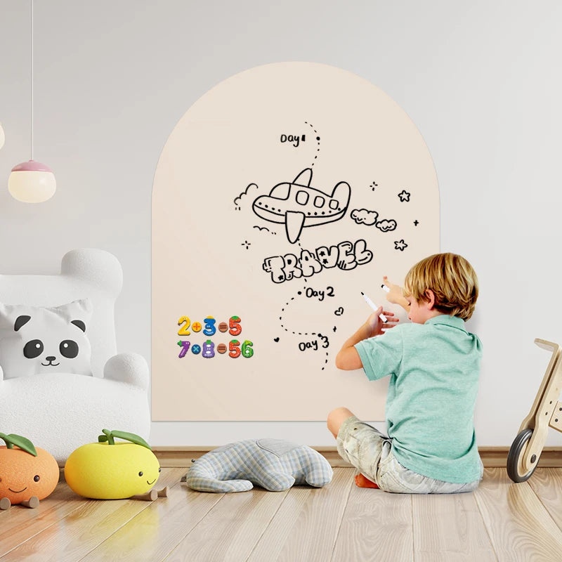 Wholesale Custom School Self Adhesive PVC Board Magnetic Whiteboard Blackboard CE EN71 ROHS Certificate