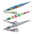 Vertical Jigging Bait Fish LureSaltwater Jigging Speed Falling Sinking Vertical Jigs 160g to 300g MegaBDM