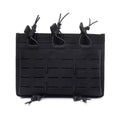 Triple Mag Holder Laser Cut Nylon Modular Magazine Pouch Attachment for Plate Carrier/Belt Includes Molle Straps