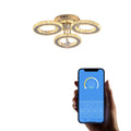 Modern 40W LED Ceiling Lighting Remote Control Dimmable Decor Metal Acrylic for Home for Living Room Direct Zhongshan
