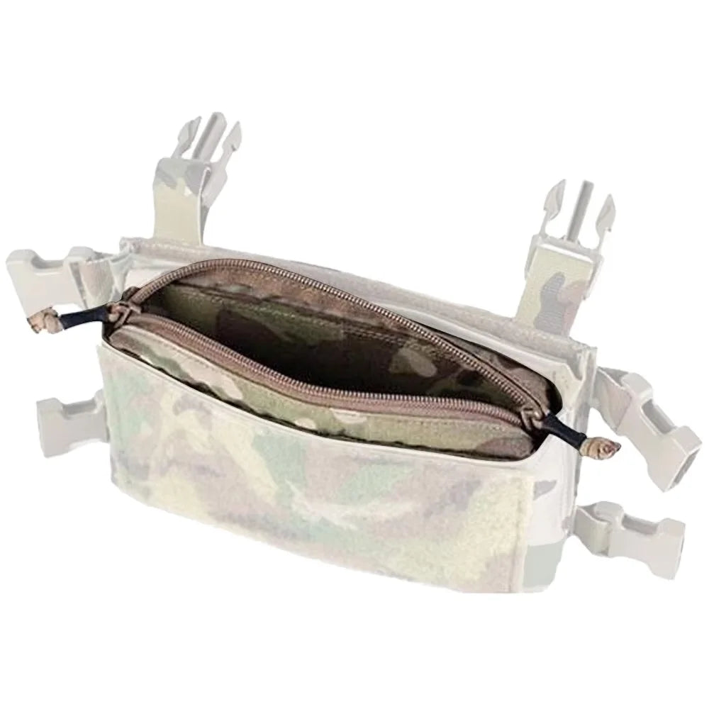 MK3 MK4  Fight Chassis Pocket Zipper Insert Tactical Chest Rig Double Zip Cover Hunting Vest Accessories