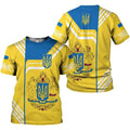 Fitspi Wholesale Custom Country Print T Shirt Men Women Ukraine Flag Shirts Unisex Classic T-shirts Sweatshirt Hoodie