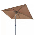 9FT LED Lighted Modern Solar Outdoor Patio Umbrella Waterproof Table Design for Pool Deck Yard Hotels Outdoor Outdoor Furniture
