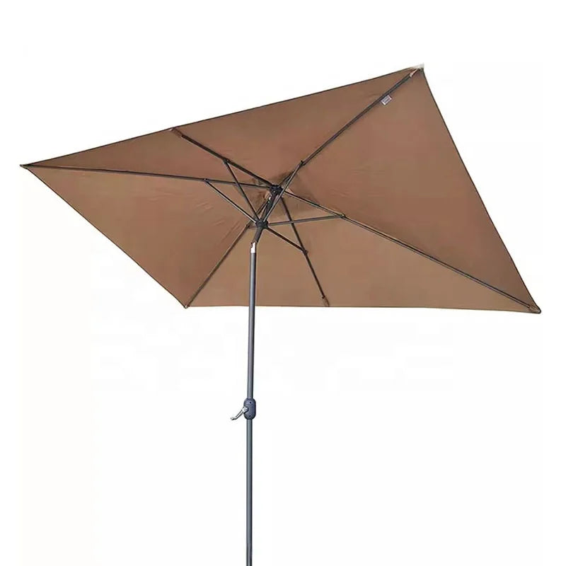 9FT LED Lighted Modern Solar Outdoor Patio Umbrella Waterproof Table Design for Pool Deck Yard Hotels Outdoor Outdoor Furniture