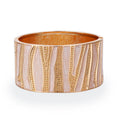 Popular Jewelry Fashion Branch Stripe Pattern Handmade Enamel Bracelet Retro Trend Wide Edge Open Bracelet Fashion Jewelry