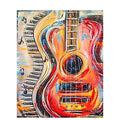 For Chenistory DIY Diamond Painting Full Square Cross Stitch Embroidery Rhinestones Landscape Handpainted Guitar Pictures Gift
