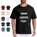 Custom Wholesale Cotton O-Neck Men's T-shirts Customizable Logo Digital Printing Short Length Unisex Work Shirt