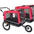 Europe Hot Sale Pet Dog Stroller and Bicycle Trailer  Dogs and Animals Bike Trailer